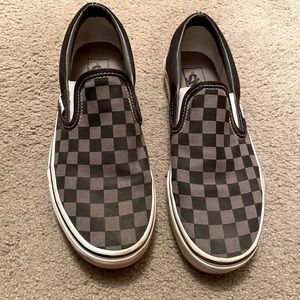 Vans Grey Print Flats